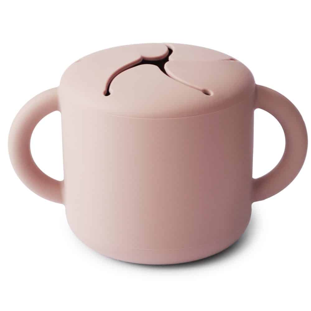 SILIKÓNOVÝ POHÁRIK NA SNACK MUSHIE - BLUSH