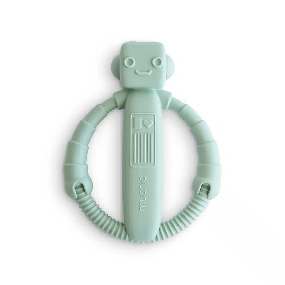 HRYZADLO S HRKÁLKOU MUSHIE ROBOT- CAMBRIDGE BLUE