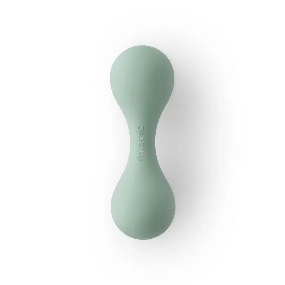 SILIKÓNOVÁ HRKÁLKA MUSHIE - CAMBRIDGE BLUE
