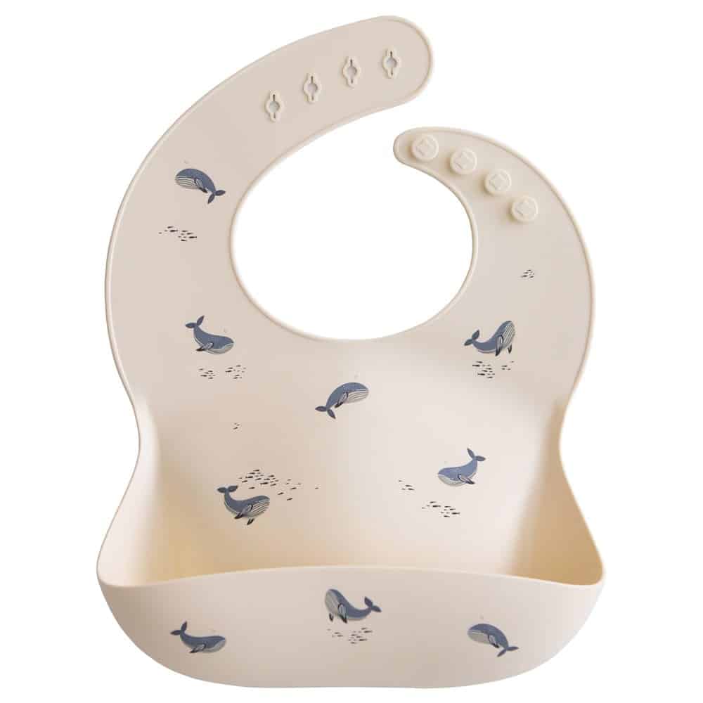 SILIKÓNOVÝ PODBRADNÍK MUSHIE - WHALES