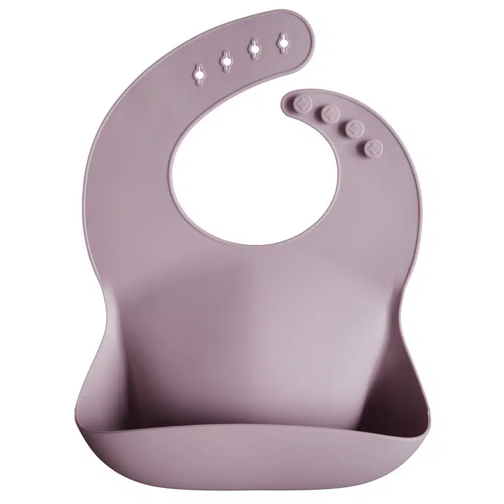 SILIKÓNOVÝ PODBRADNÍK MUSHIE - PALE MAUVE