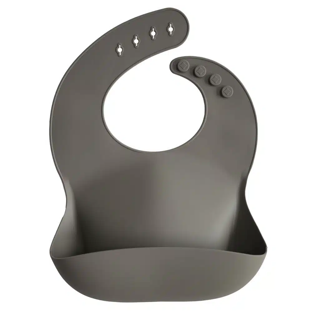 SILIKÓNOVÝ PODBRADNÍK MUSHIE - DOVE GREY