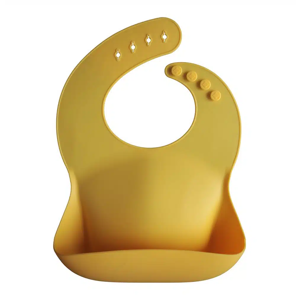 SILIKÓNOVÝ PODBRADNÍK MUSHIE - MINERAL YELLOW