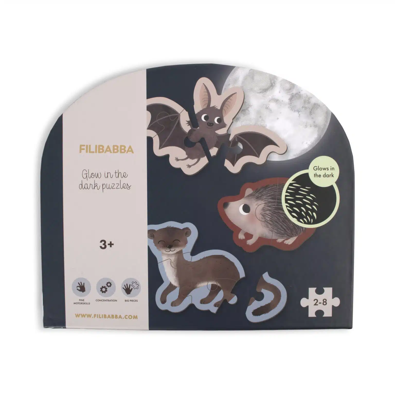 PUZZLE SVIETIACE V TME FILIBABBA - FOREST FRIENDS