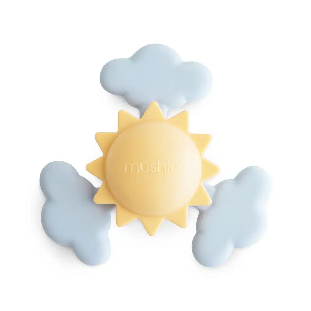 SPINNER HRAČKA S PRÍSAVKOU MUSHIE - SUNSHINE