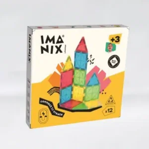 MAGNETICKÁ STAVEBNICA IMANIX CLASSIC - 12 KUSOV