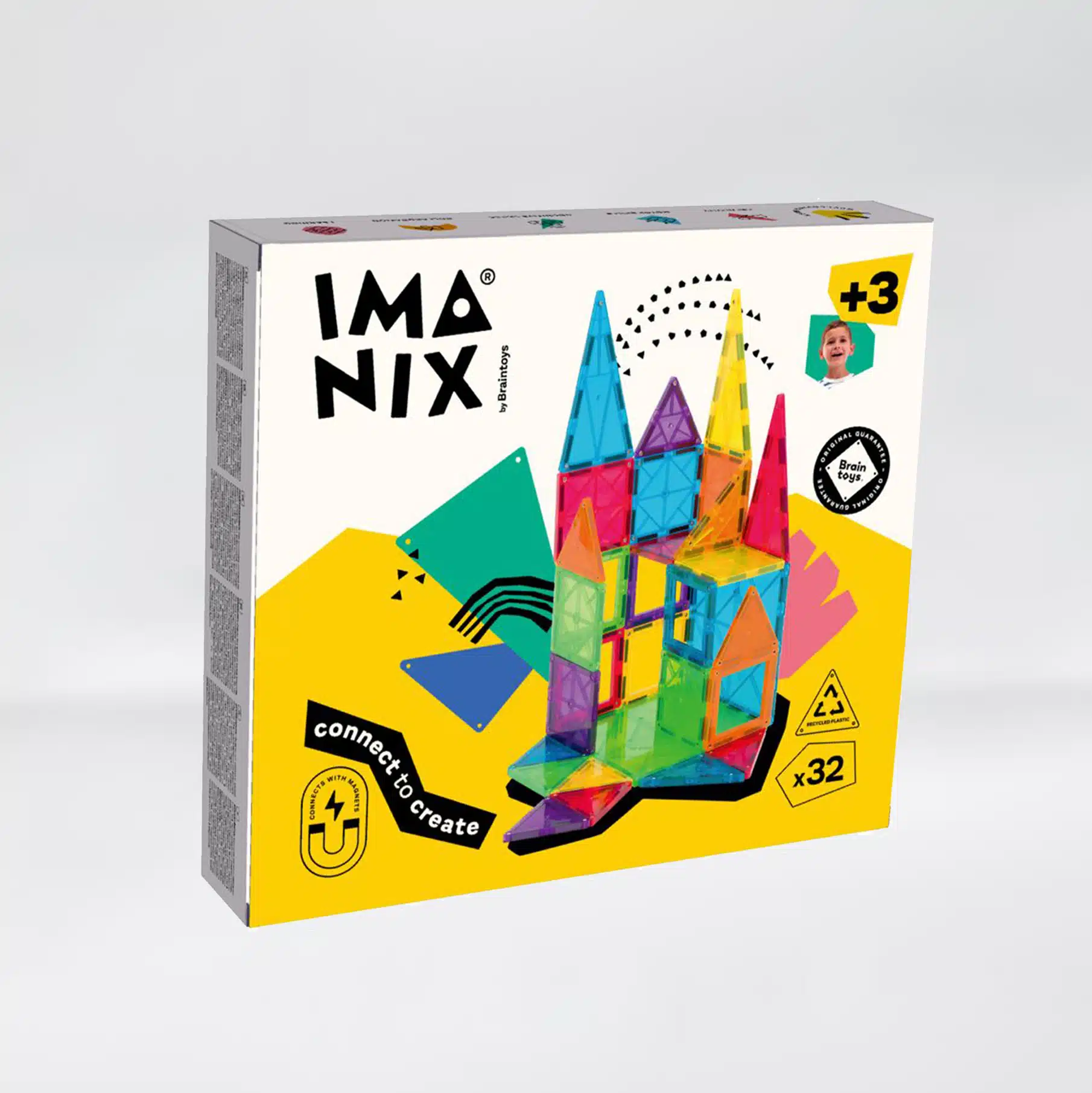 MAGNETICKÁ STAVEBNICA IMANIX CLASSIC - 32 KUSOV