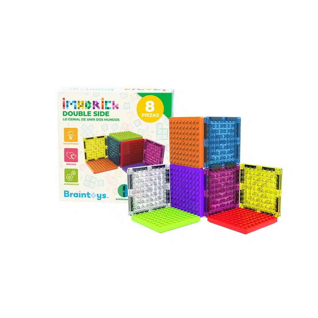 MAGNETICKÁ STAVEBNICA IMANIX IMABRICK- 8 KUSOV