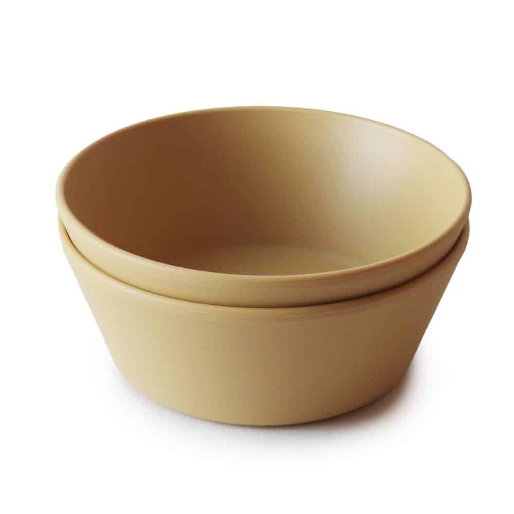 OKRÚHLE OBEDOVÉ MISKY MUSHIE - MUSTARD