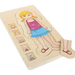 Puzzle Ľudské telo Lili