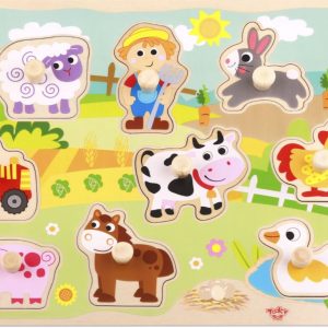Vkladacie puzzle Farma