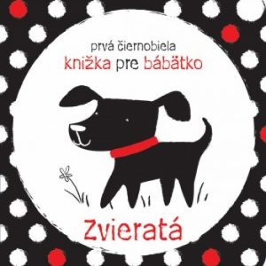 Prvá čiernobiela knižka pre bábätko Zvieratá