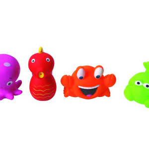 Hračky do vody morské potvorky 4ks