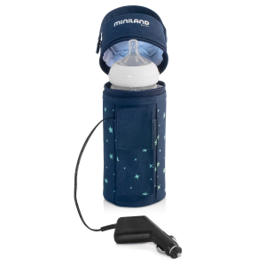 Ohrievač dojčenských fliaš do auta Warmy Travel Denim