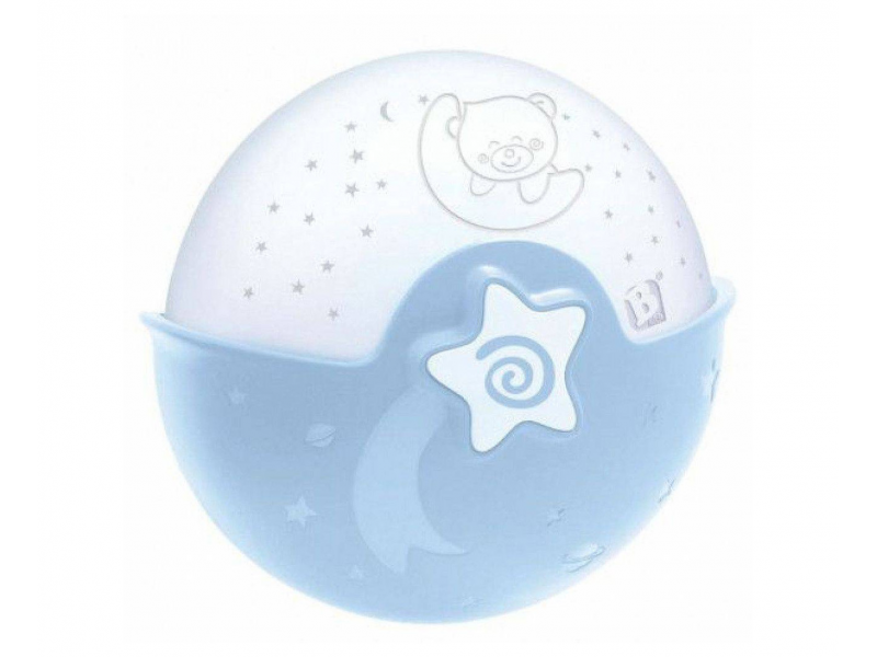 Nočná lampička s projekciou modrá