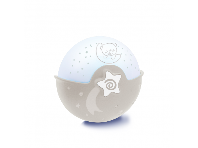 Nočná lampička s projekciou ecru