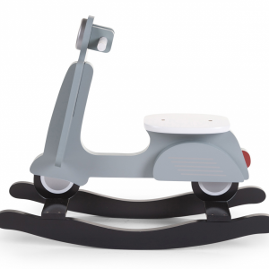 Hojdací skúter drevený Mint Blue Black