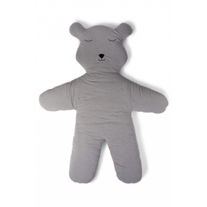 Hracia deka medveď Teddy Jersey Grey 150cm