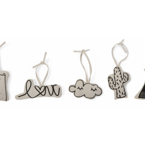 Sada závesných hračiek na hrazdu 5 ks