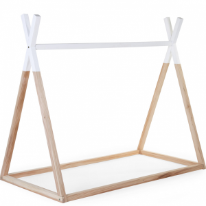 Posteľ Tipi stan konštrukciaNatural White 70x140cm