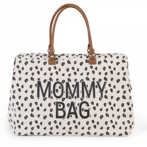 Prebaľovacia taška Mommy Bag Canvas Leopard