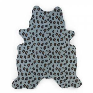 Koberec Leopard modrý 145x160 cm