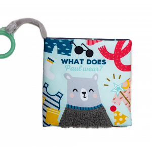 Knižka s aktivitami What Does Paul Wear