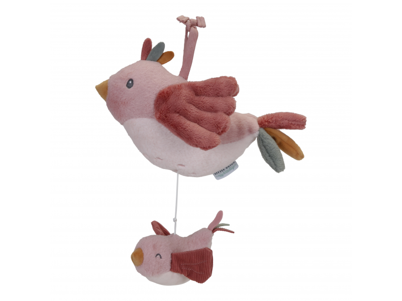 Hrajúci vtáčik Kvety a motýle