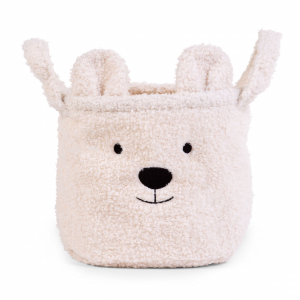 Kôš na hračky Teddy Off White 25x20x20 cm