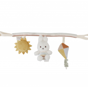 Reťaz na kočík králiček Miffy Vintage Prúžky