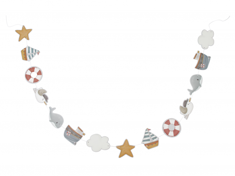 Dekoratívna girlanda Námornícky záliv