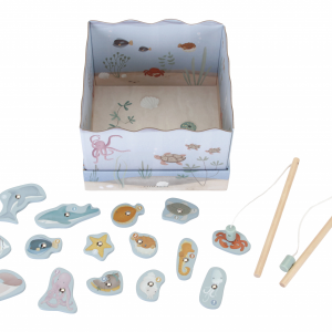 Rybárska hra drevená s magnetmi