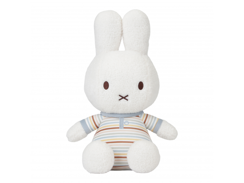 Králiček Miffy plyšový Vintage Prúžky 35 cm