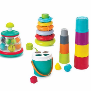 Súprava hračiek 3v1 Stack, Sort & Spin