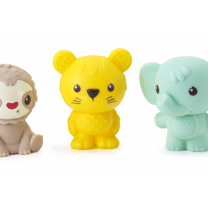 Zvieratká do kúpeľa skrutkovacie ZOO 3 ks