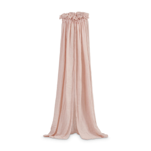Nebesá nad postieľku Vintage 155cm Pale Pink