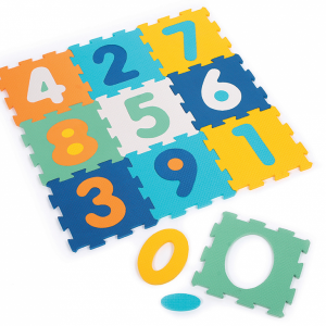 Puzzle penové 90x90cm Čísla