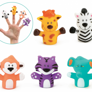 Maňušky na prsty Zvieratká z džungle