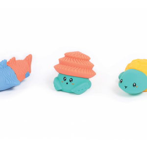 Zvieratká do kúpeľa skrutkovacie More 3 ks