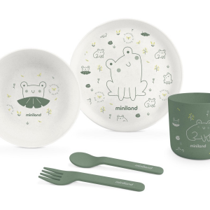 Jedálenská súprava 5-dielna Natur žaba