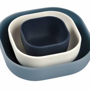 Misky silikónové 3 ks Night Blue