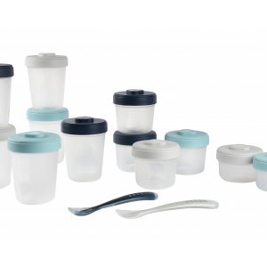 Súprava téglikov na jedlo 12 ks + 2 lyžičky Storm