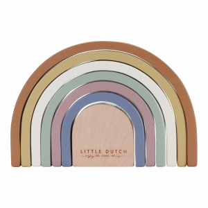 Skladačka drevená dúha Vintage