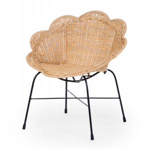 Kreslo detské ratanové Flower