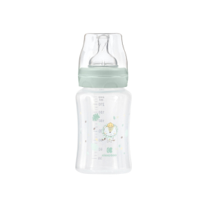Dojčenská fľaša 240ml 3m+ Jungle King Mint