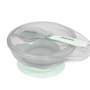 Miska s prísavkou, viečkom a lyžičkou Mint