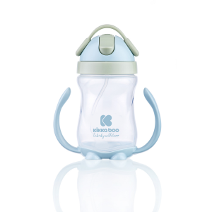 Hrnček so silikónovou slamkou 300ml 12m+ Blue