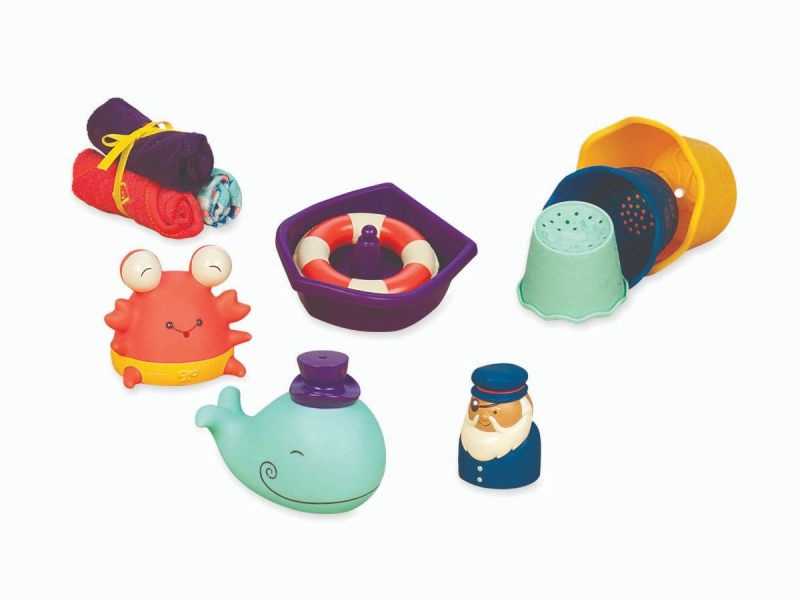 Súprava hračiek do kúpeľa Wee B. Splashy