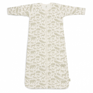 Spací vak 2v1 90cm Animals Olive Green