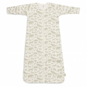 Spací vak 2v1 70cm Animals Olive Green